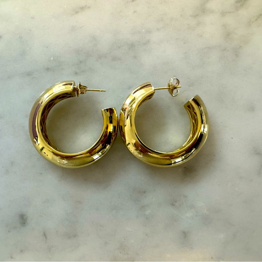 Melinda Maria Thick Ass 1 inch Hoops